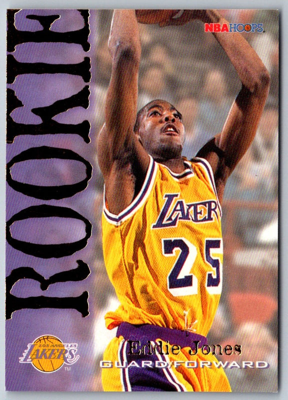 1994 Hoops Eddie Jones #339 Rookie