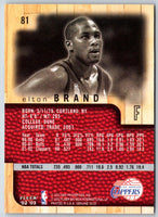 2002 Fleer Genuine Elton Brand #81