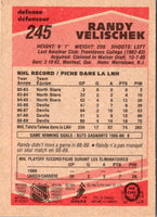1989 O-Pee-Chee Randy Velischek #245 Rookie