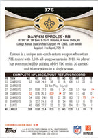 2012 Topps Darren Sproles #376