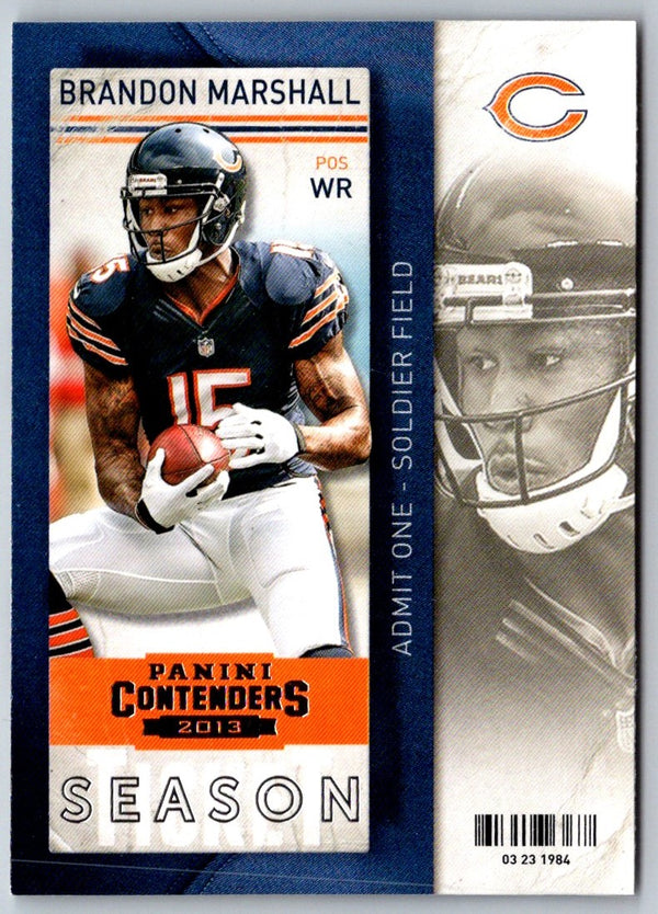 2013 Panini Contenders Brandon Marshall #6