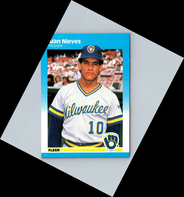 1986 Fleer Juan Nieves #U-83