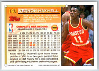 1993 Topps Vernon Maxwell #140