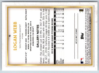 2020 Topps Gallery Logan Webb #13 Rookie