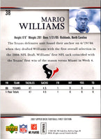 2007 Upper Deck First Edition Mario Williams #38