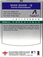 2004 SkyBox LE Richie Sexson #89