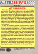 1990 Fleer All-Pro Jay Hilgenberg
