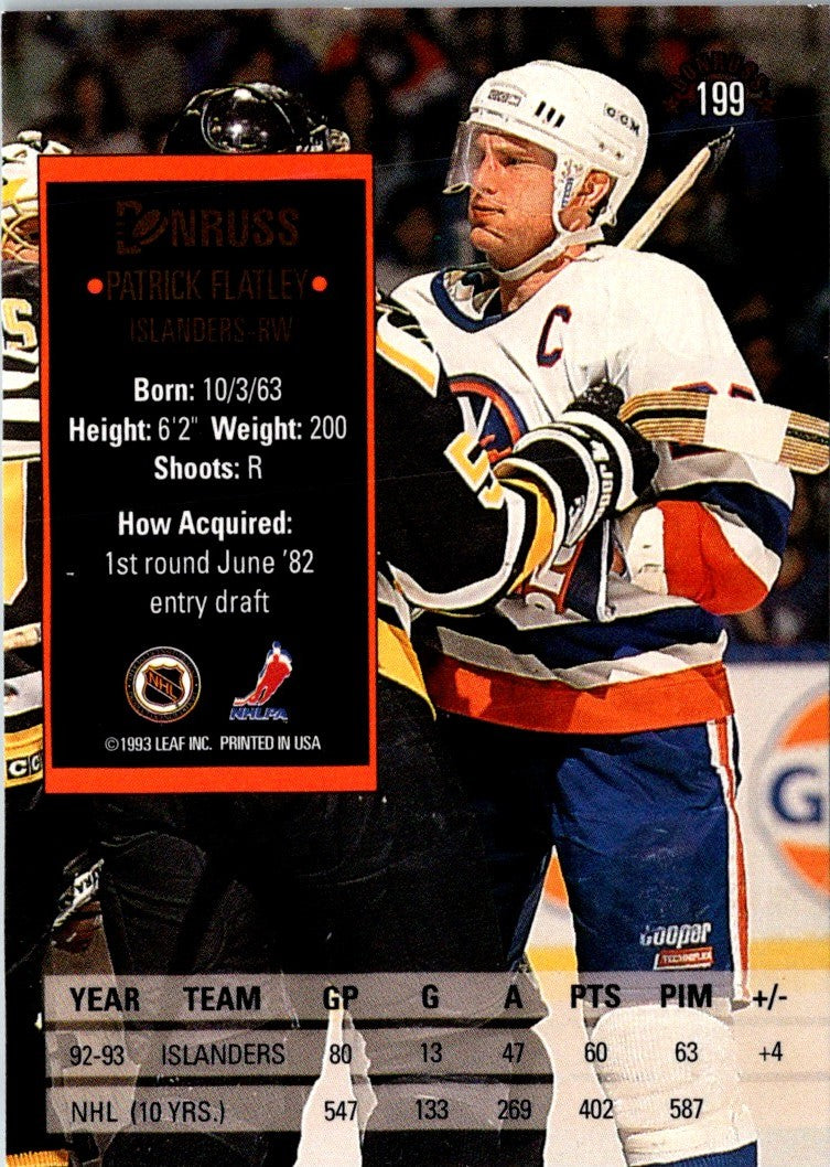 1993 Donruss Patrick Flatley