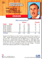1993 Hoops Rick Adelman #251