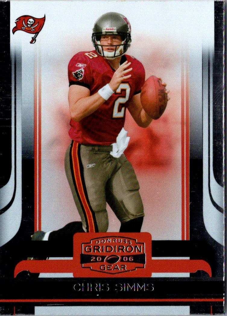 2006 Donruss Gridiron Gear Chris Simms