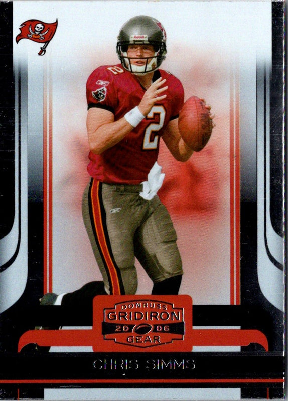 2006 Donruss Gridiron Gear Chris Simms #95