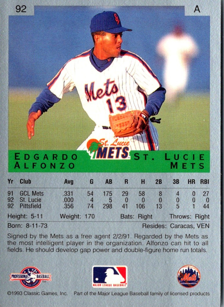 1993 Classic Best Edgardo Alfonzo