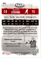 2008 SAGE HIT Darrell Strong #74