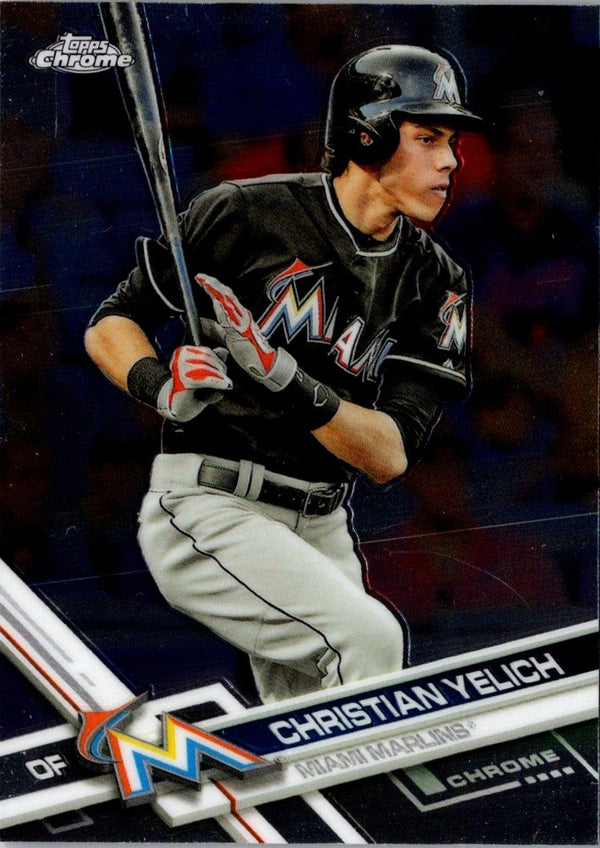2017 Topps Chrome Christian Yelich #72