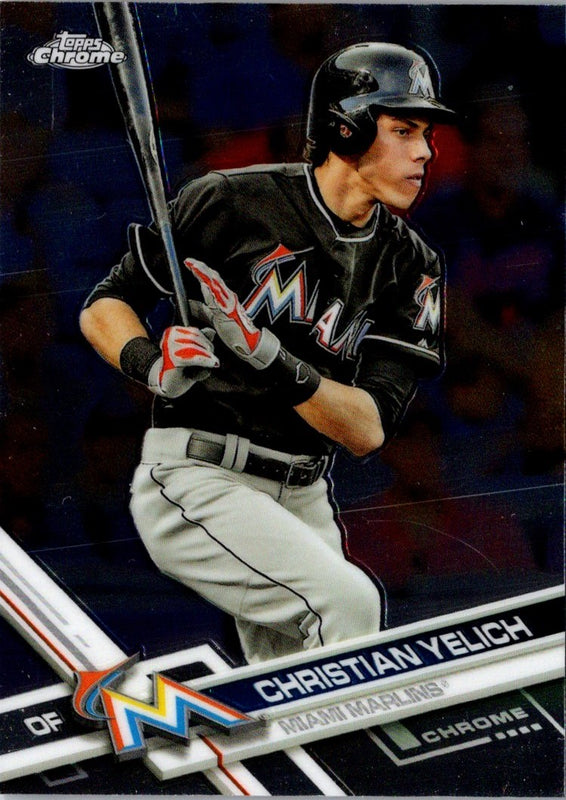 2017 Topps Chrome Christian Yelich #72
