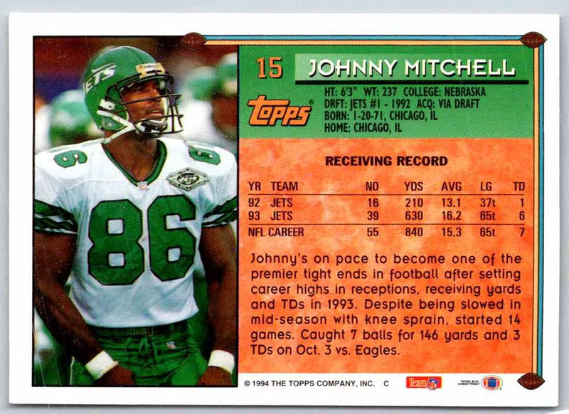 1994 Topps Johnny Mitchell