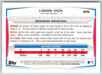 2014 Bowman Logan Vick #BP40