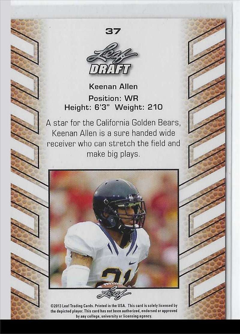 2013 Leaf Draft Keenan Allen