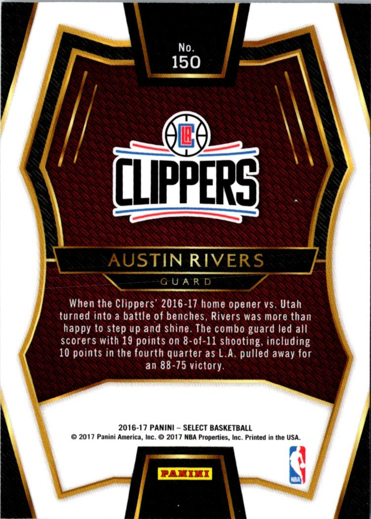 2016 Panini Select Austin Rivers