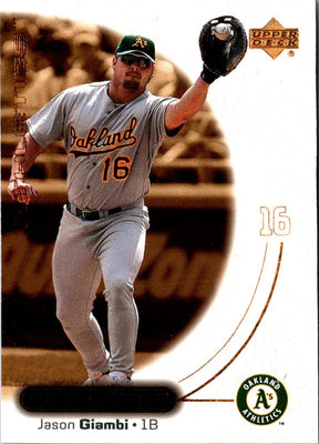 2001 Upper Deck Evolution Jason Giambi #3