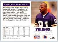 1992 Proset Anthony Carter #236