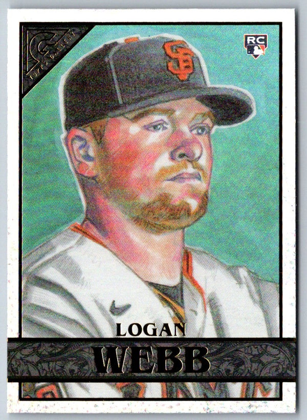 2020 Topps Gallery Logan Webb #13 Rookie