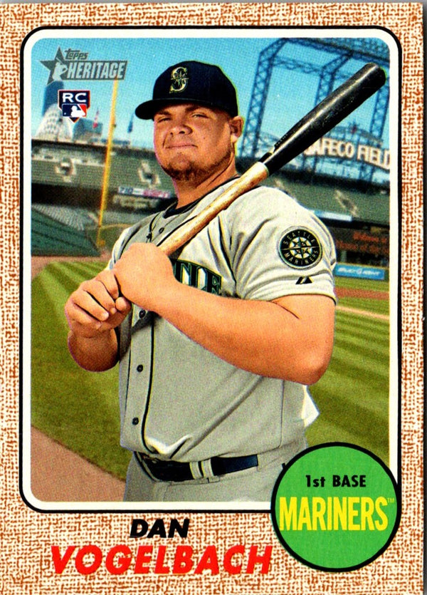 2017 Topps Heritage Blue Borders Dan Vogelbach #613