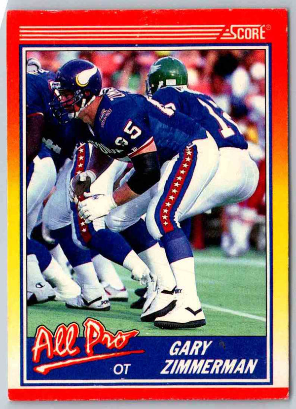 1990 Score Gary Zimmerman #586