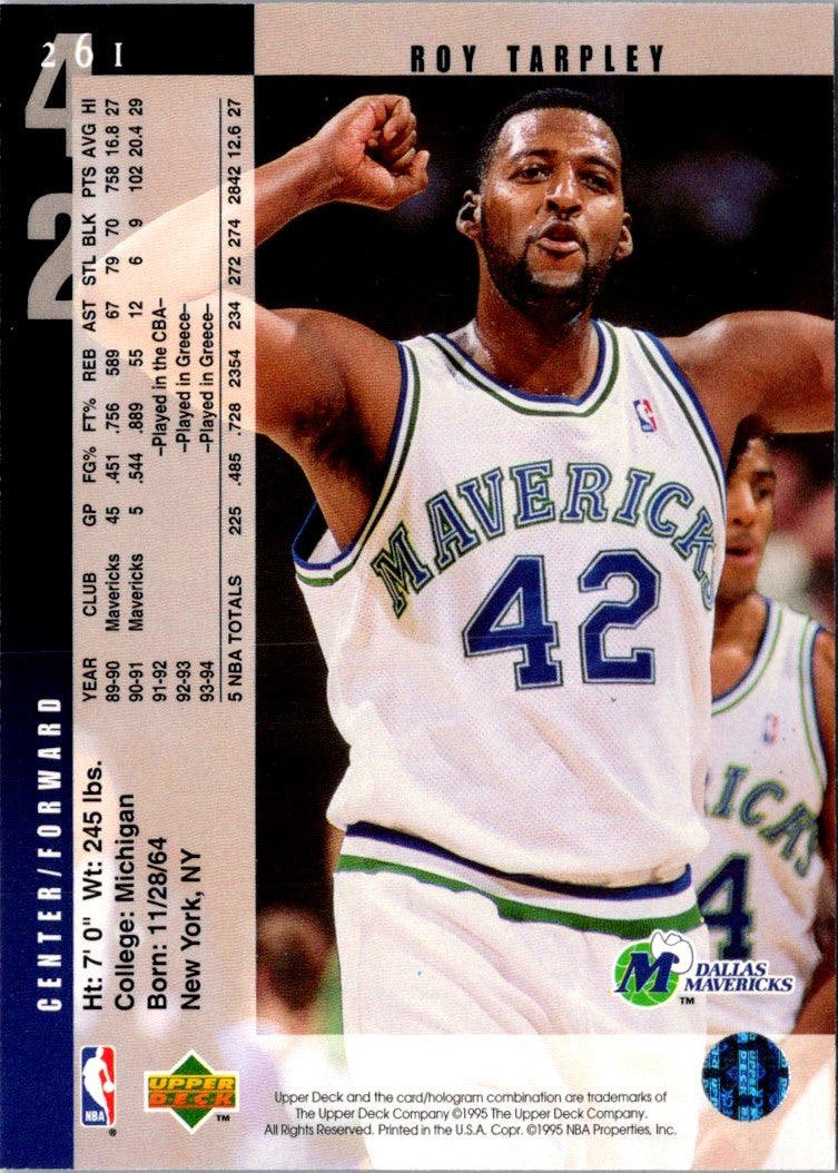 1994 Upper Deck Roy Tarpley