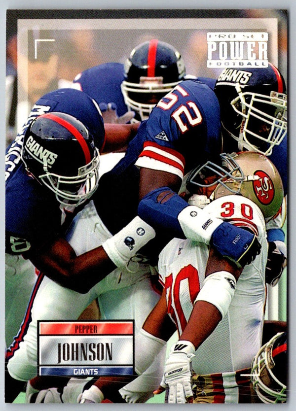 1993 Pro Set Power Gold Pepper Johnson #52