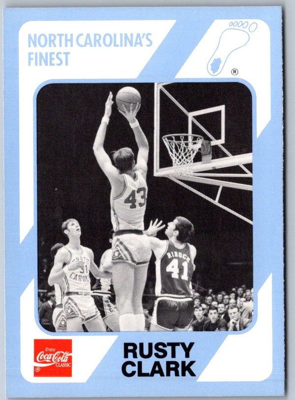 1989 Collegiate Collection North Carolina's Finest Rusty Clark #90