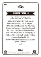 2012 Topps Magic Bernard Pierce #123 Rookie