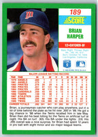 1990 Score Brian Harper #189
