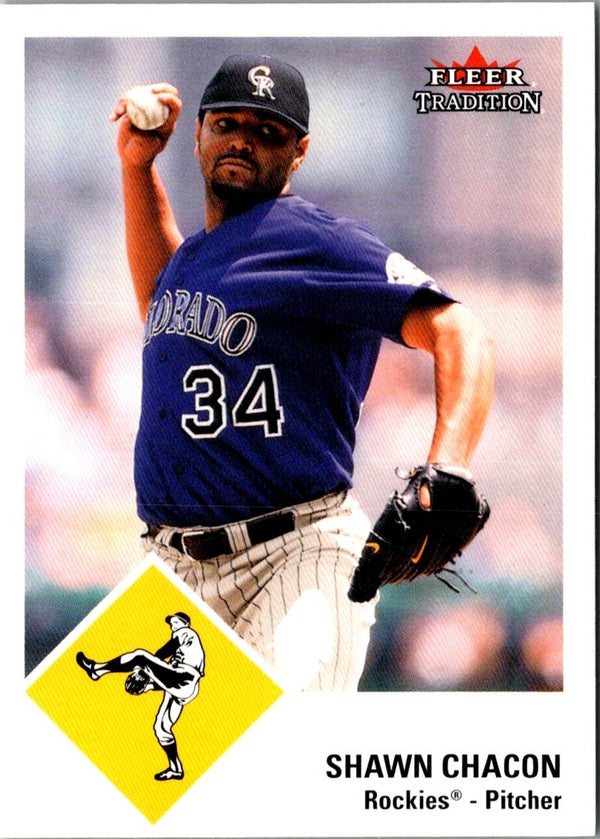 2003 Fleer Tradition Update Shawn Chacon #35