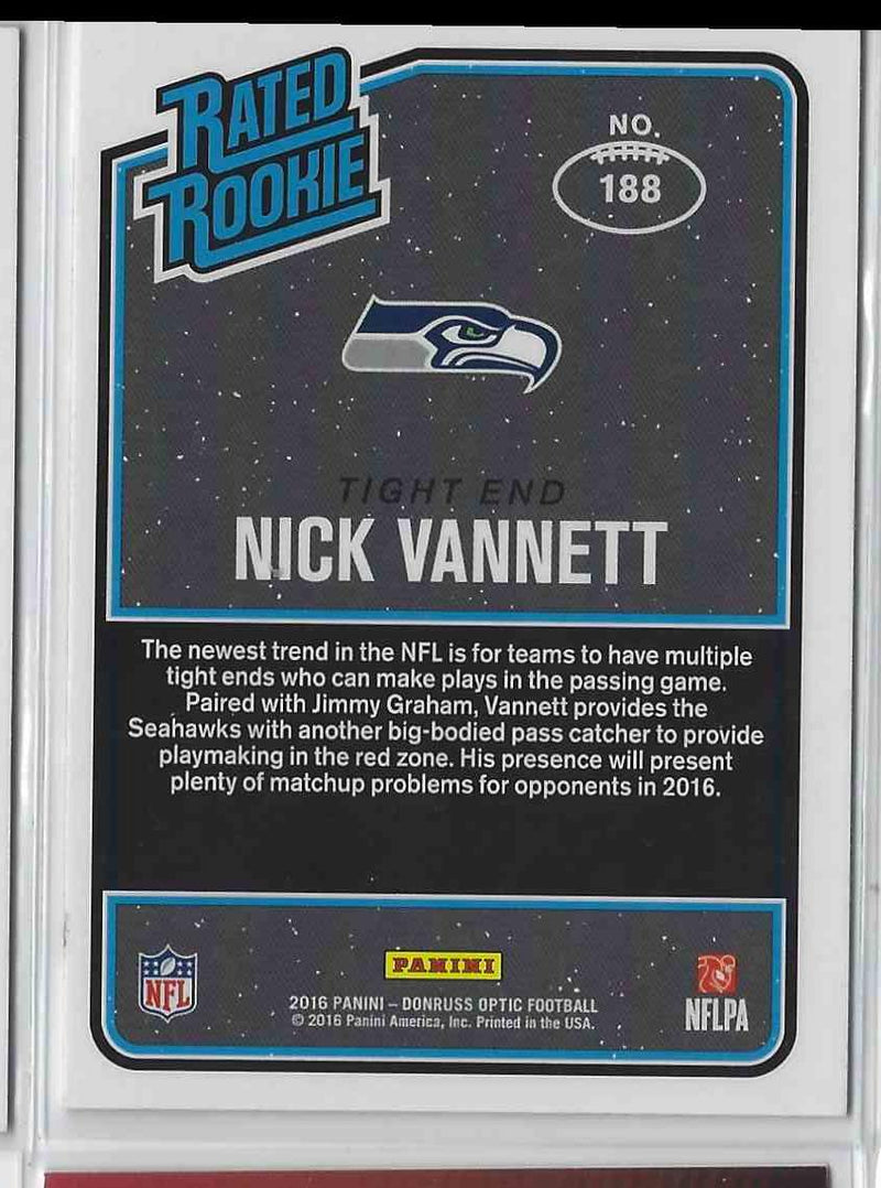 2016 Donruss Optic Nick Vannett