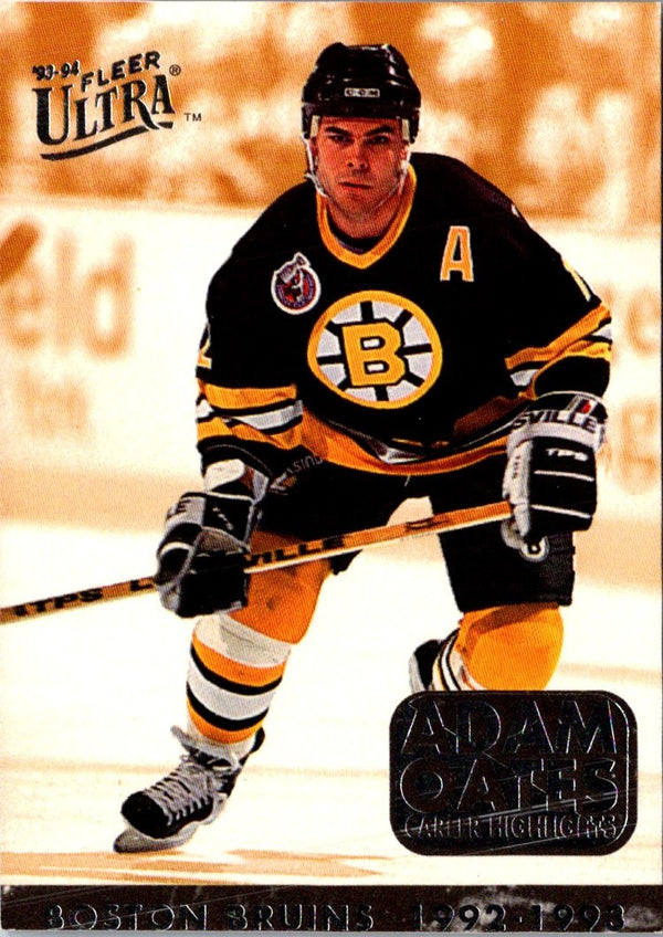 1993 Ultra Adam Oates Career Highlights Adam Oates #1