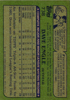 1982 Topps Dave Engle #738