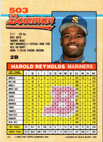 1992 Bowman Harold Reynolds #503