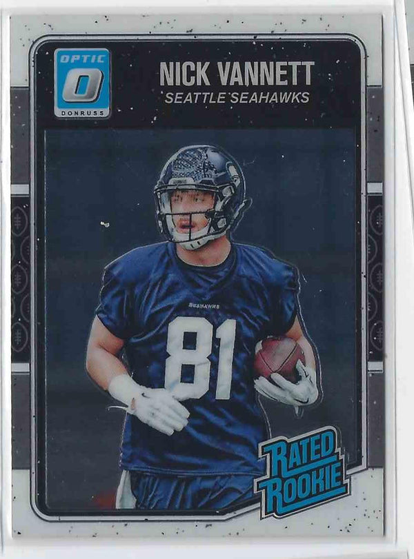 2016 Donruss Optic Nick Vannett #188 Rookie