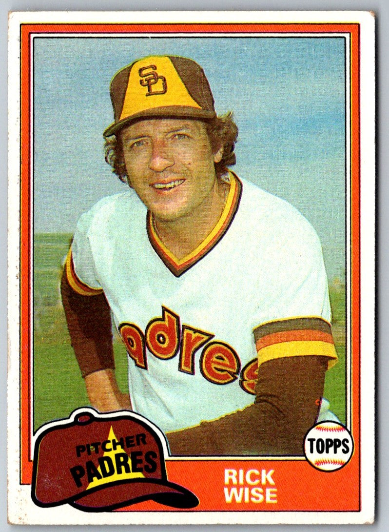 1981 Topps Rick Wise