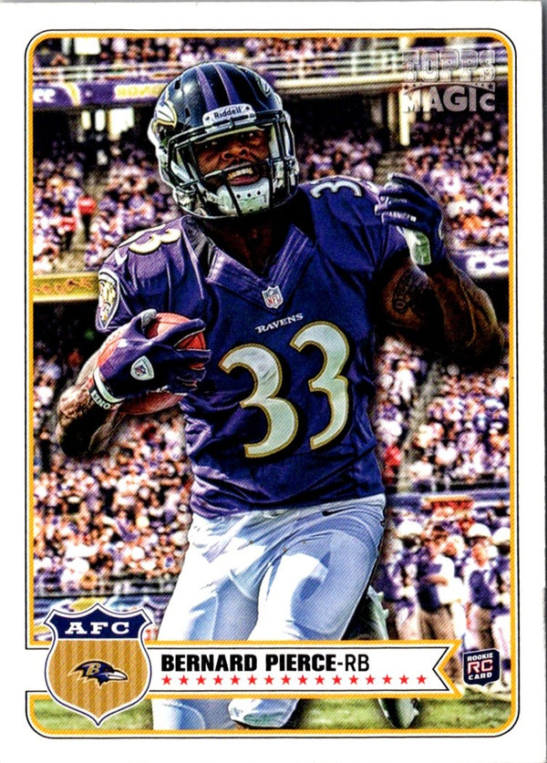 2012 Topps Magic Bernard Pierce #123 Rookie