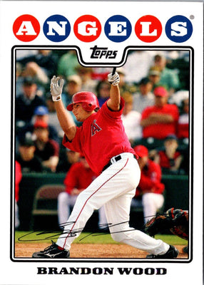 2008 Topps Brandon Wood #437