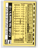1990 Topps Tiffany Craig McMurtry
