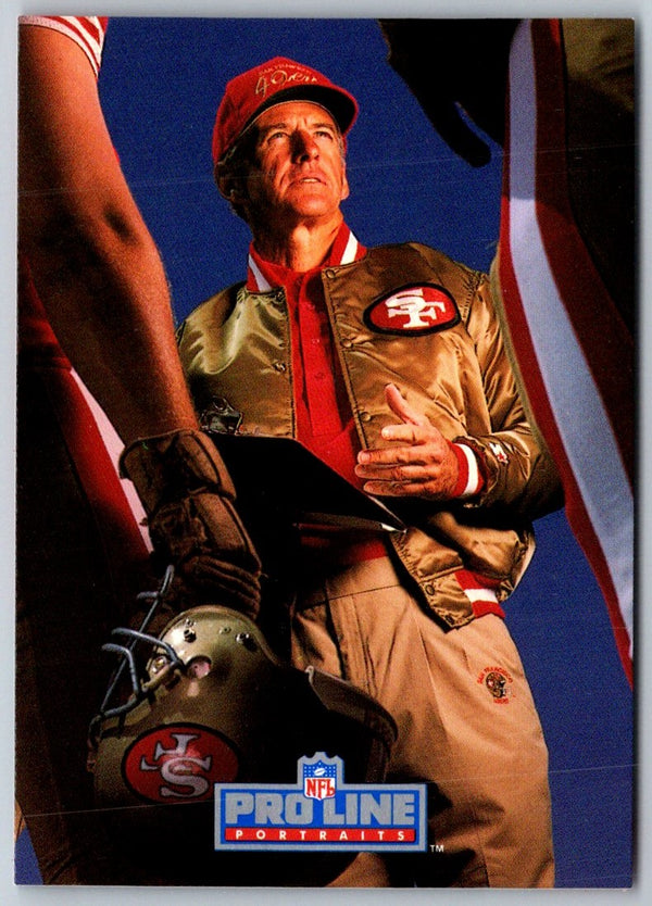 1991 Pro Line Portraits George Seifert #176