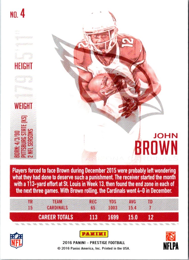 2016 Panini Phoenix John Brown