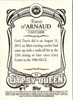 2014 Topps Gypsy Queen Travis d'Arnaud #92 Rookie