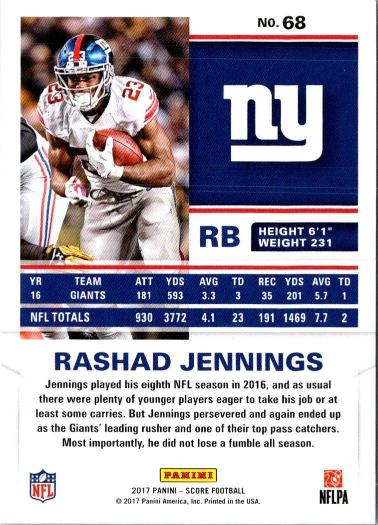 2016 Panini Classics Rashad Jennings