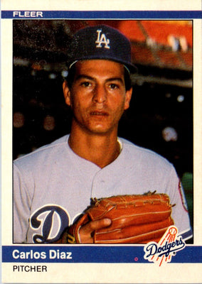 1984 Fleer Update Carlos Diaz #U-32