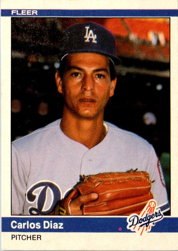 1984 Fleer Update Carlos Diaz #U-32