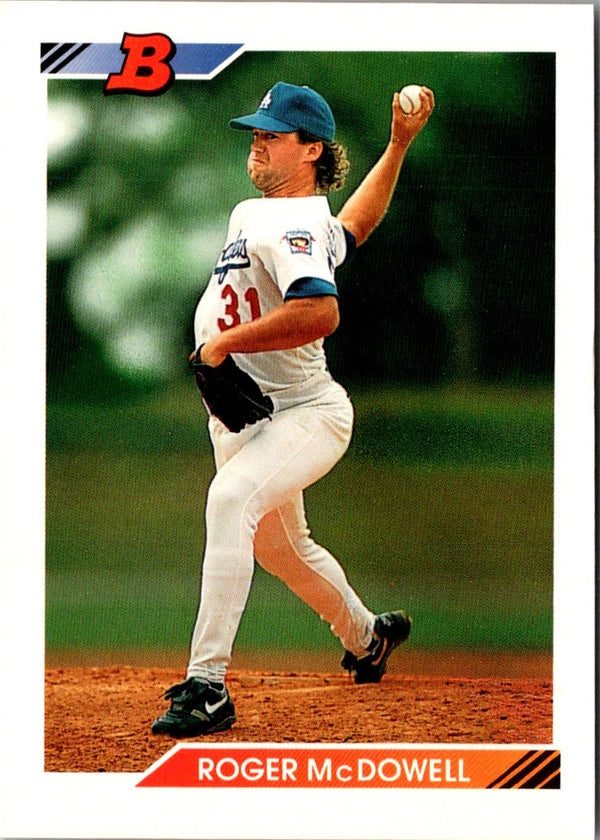 1992 Bowman Roger McDowell #657